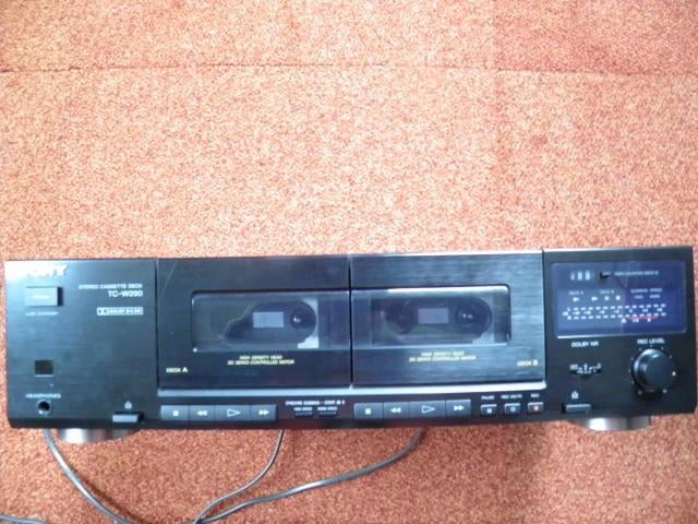 Sony dubbel cassettedeck, Ophalen, Dubbel, Sony, Tiptoetsen