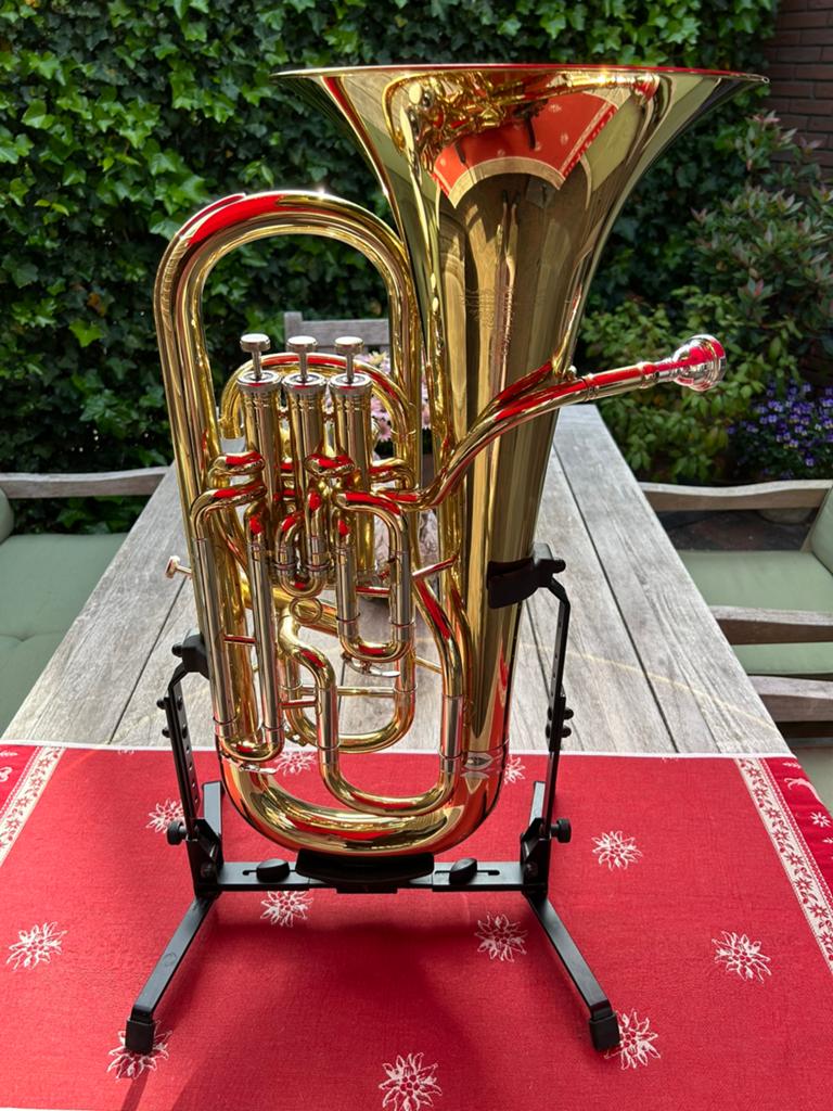 Te koop : gecompenseerd Euphonium in Bb, Muziek en Instrumenten, Blaasinstrumenten | Tuba's, Ophalen, Zo goed als nieuw, Euphonium of Tenortuba