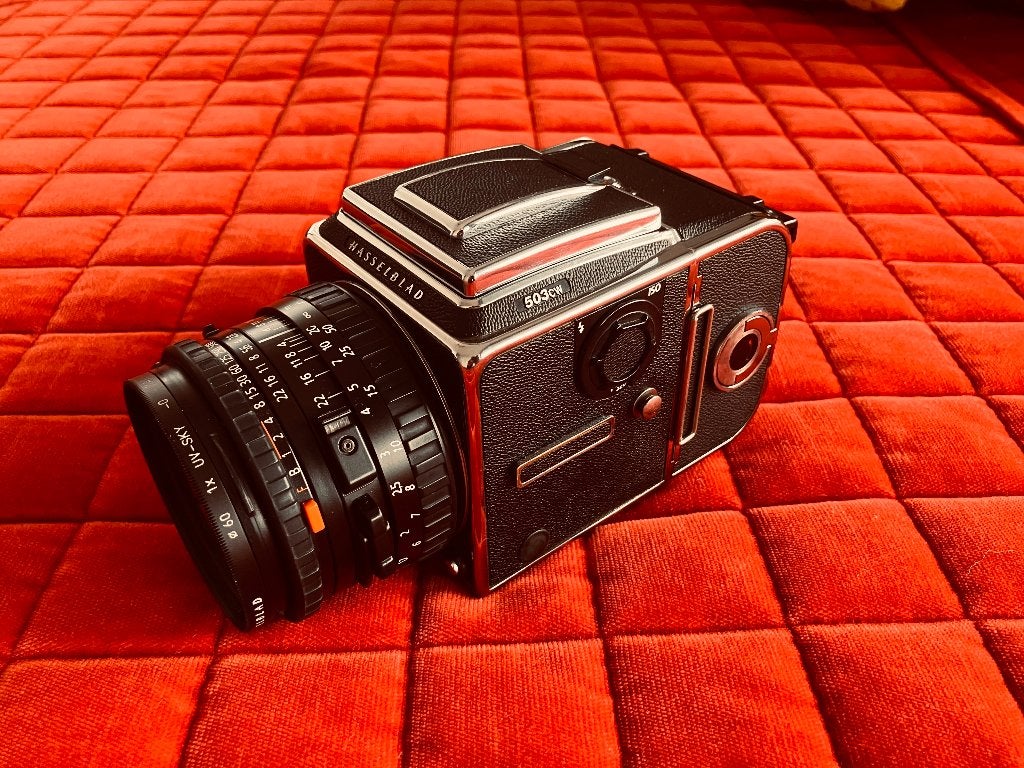 Hasselblad 503CW ISO3200 2005 (een van de laatste exemparen), Verzenden, Gebruikt, Spiegelreflex, Overige Merken