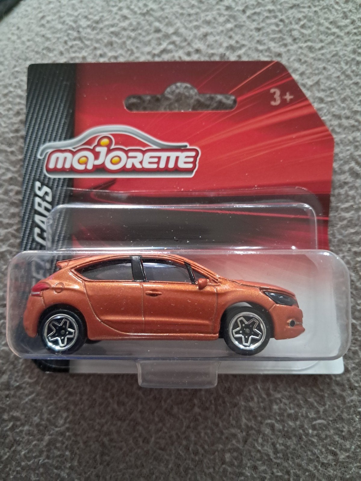 Majorette Citroën DS4 oranje nieuw in verpakking, Ophalen of Verzenden, Nieuw, Auto