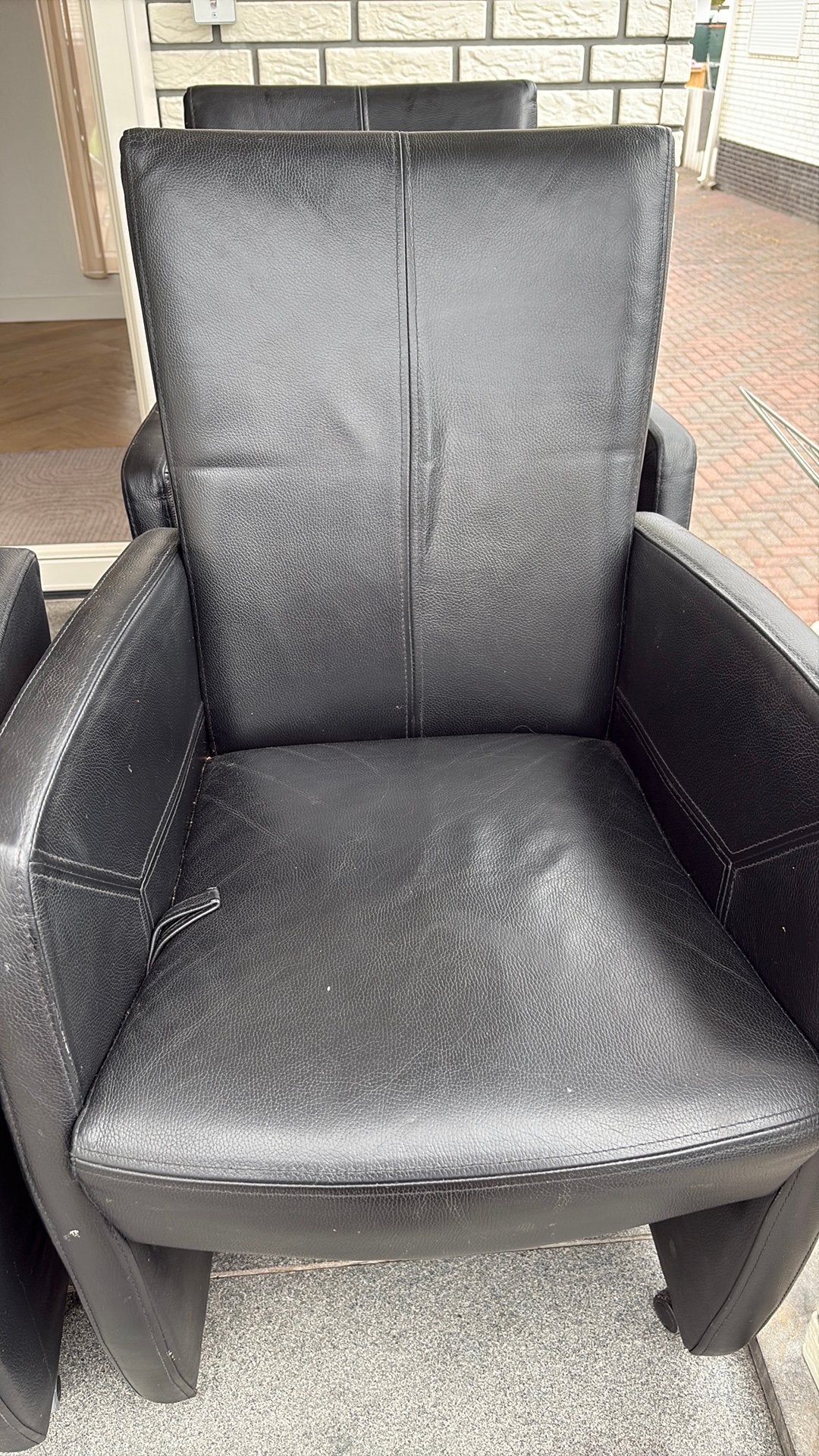 Goossens riva, Ophalen, Gebruikt, Zwart, Leer