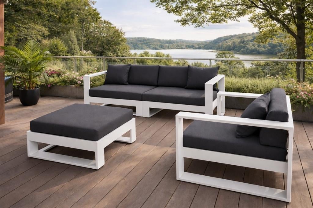 Design aluminium loungeset nu voor 1799 euro, Tuin en Terras, Tuinmeubel-accessoires, Ophalen of Verzenden, Nieuw