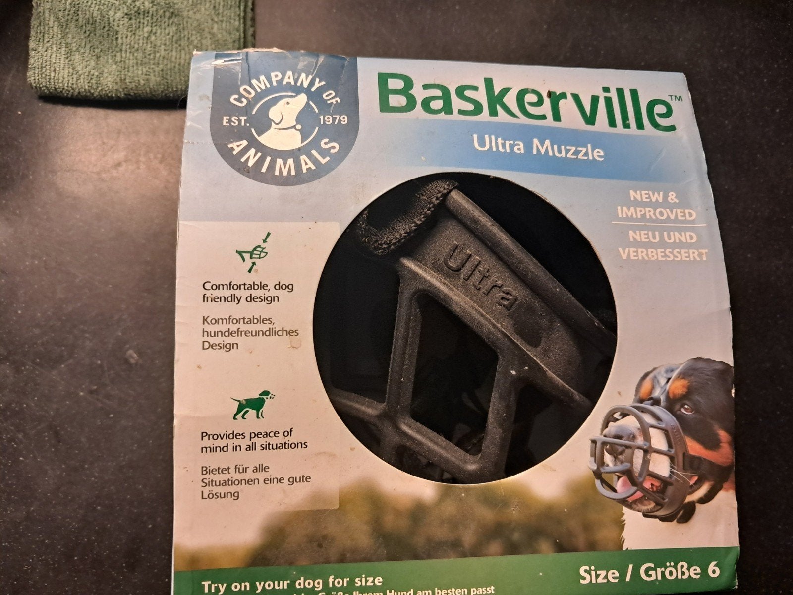 Basjerville muilkorf, Dieren en Toebehoren, Honden-accessoires, Ophalen, Nieuw
