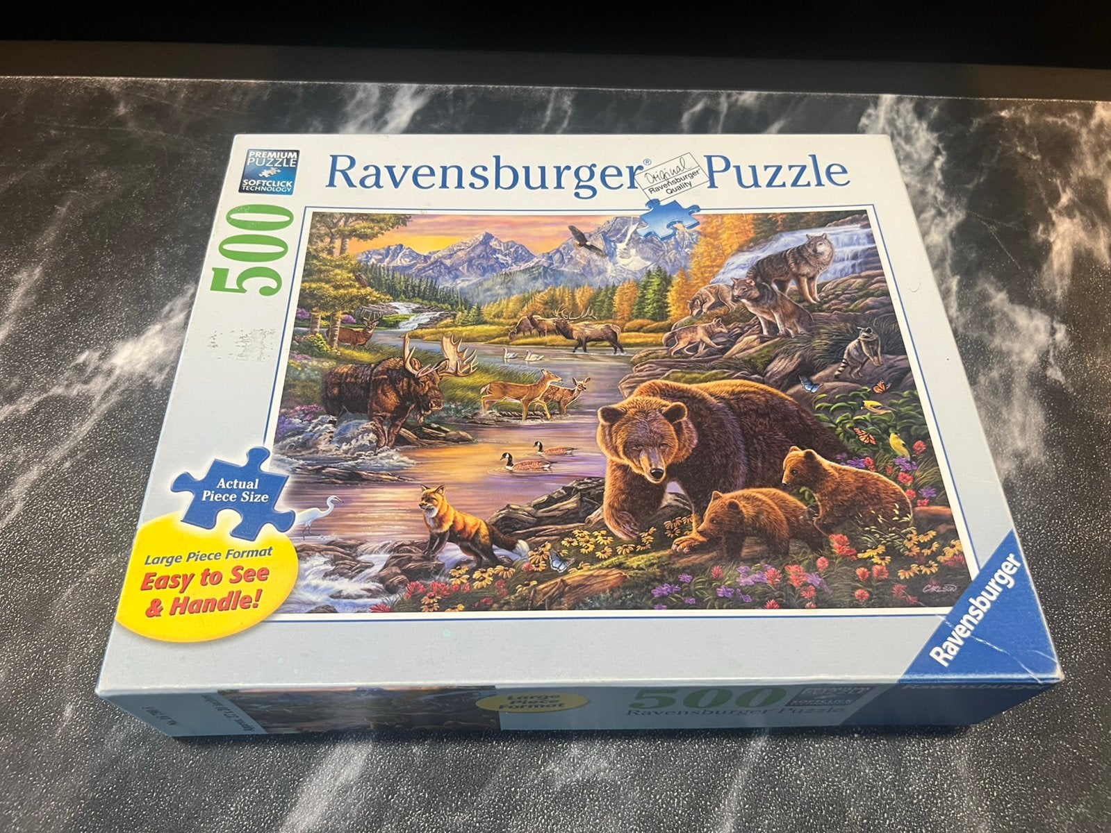 Ravensburger puzzel 500 stukjes Wilderniss, Ophalen of Verzenden, 500 t/m 1500 stukjes, Zo goed als nieuw