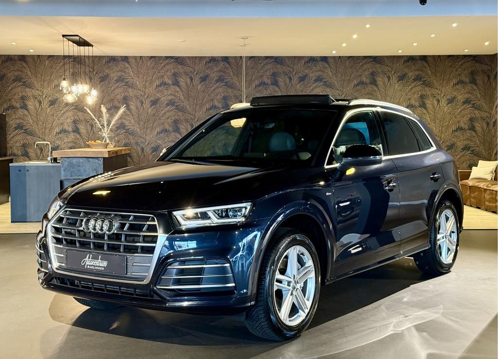Audi Q5 2.0 TFSI Quattro I RS Zetels I Pano I S-Line, Gebruikt, Euro 6, 4 cilinders, Blauw