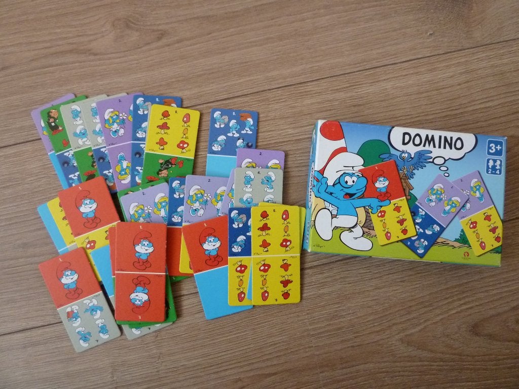 domino SMURFEN, Ophalen, Gebruikt