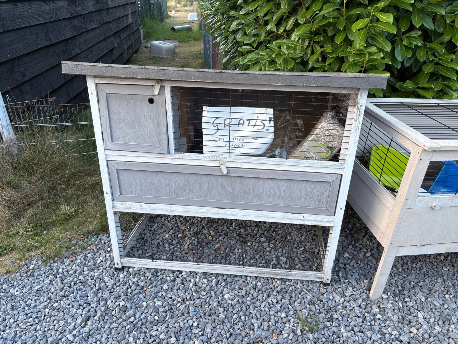 Konijnenhok gratis op te halen, Ophalen, 110 cm of meer, Zo goed als nieuw, 90 cm of meer