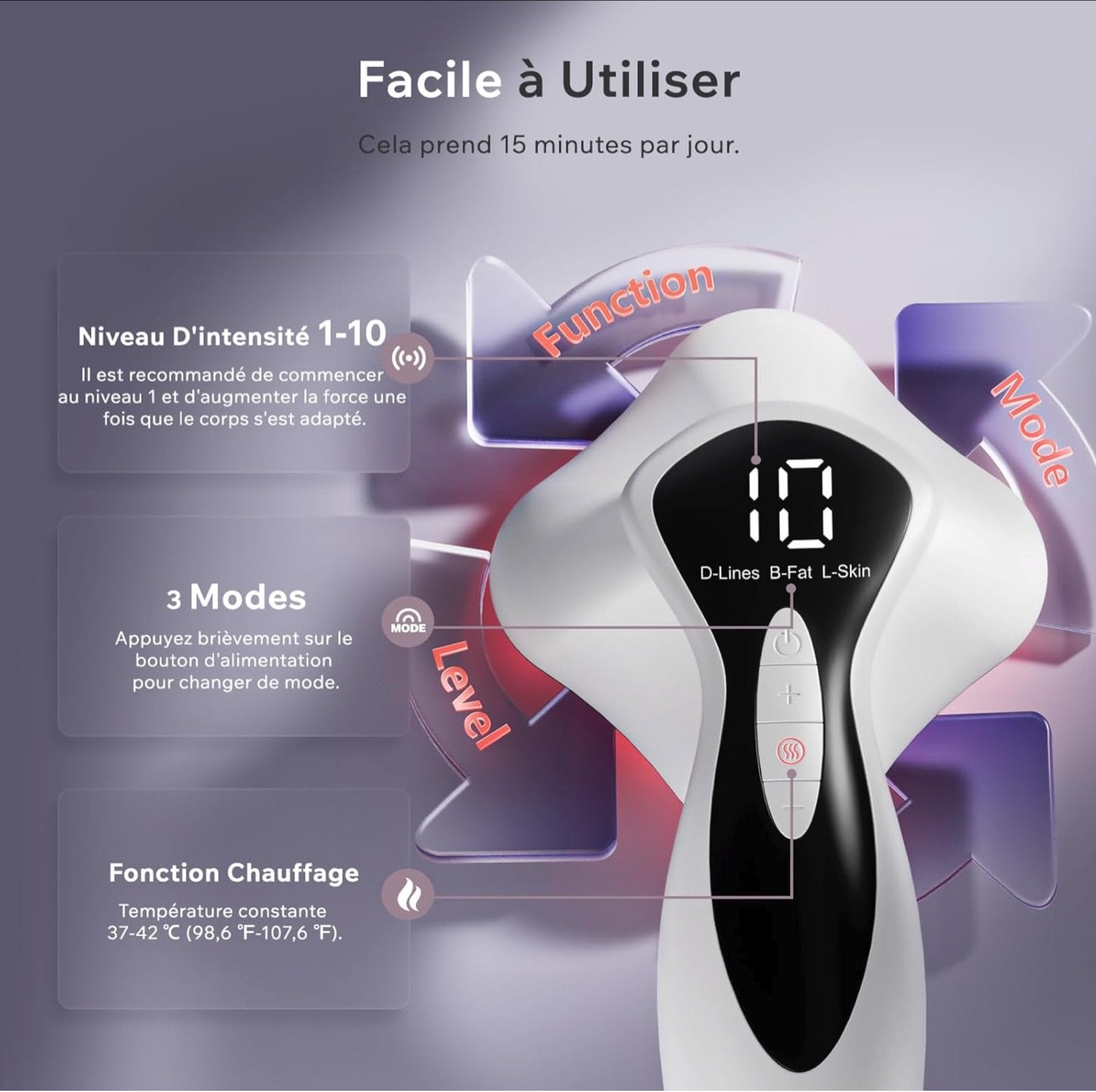 Elektrische Cellulite Massager 3-in-1 met Warmtefunctie, Ophalen, Nieuw, Overige typen