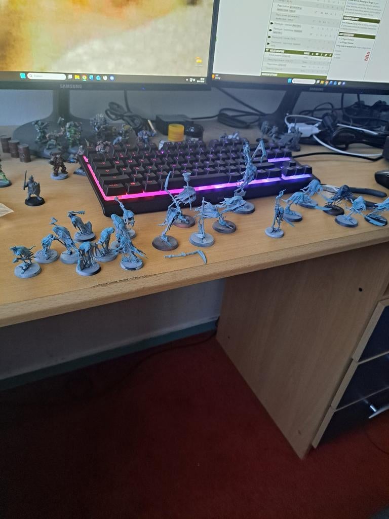 Warhammer Age of Sigmar Nighthaunt Leger - Ongeverfd, Hobby en Vrije tijd, Wargaming, Ophalen of Verzenden, Zo goed als nieuw