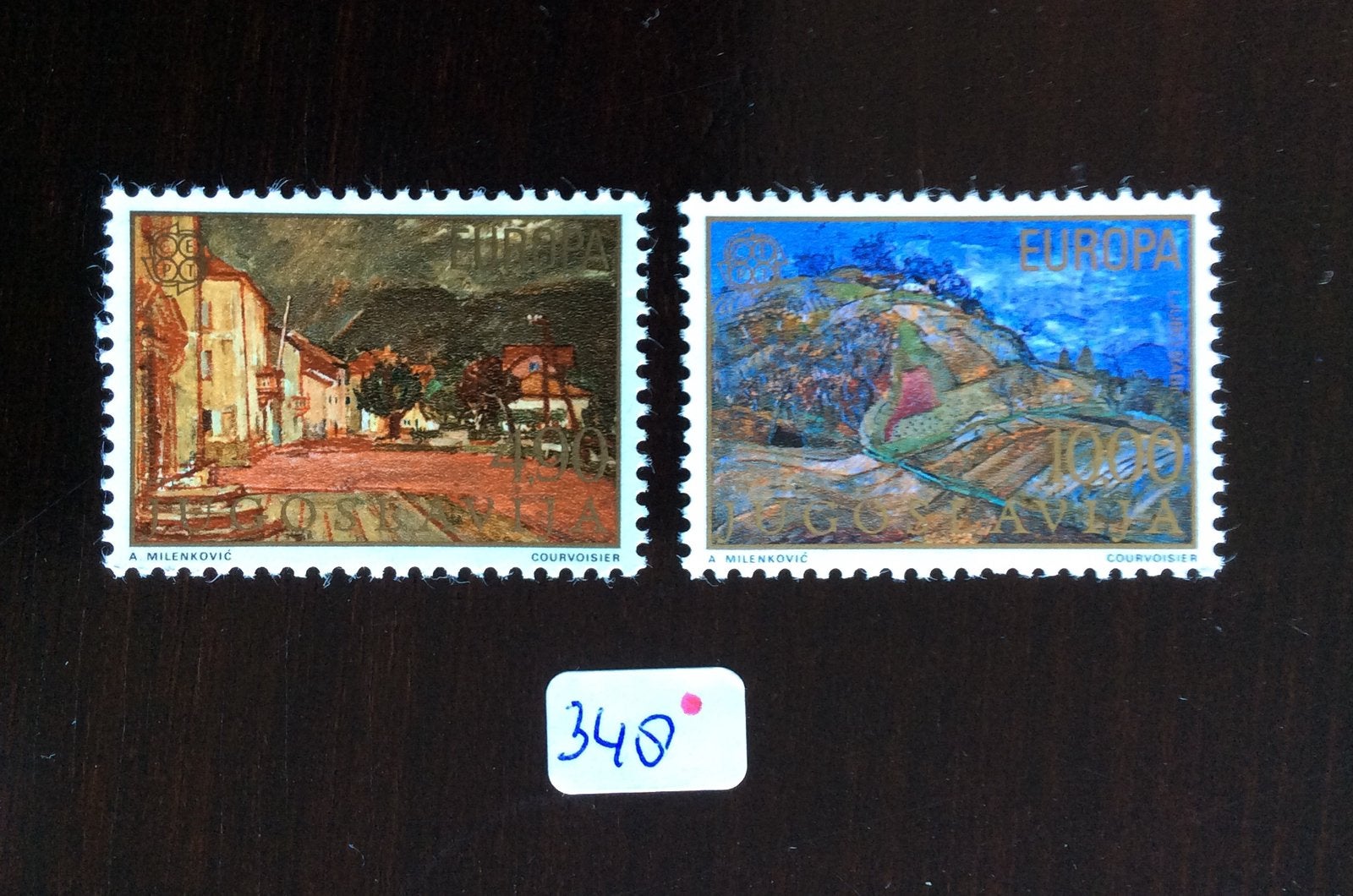 Joegoslavie postzegels 1977 pfr Mi 1684/5, Ophalen of Verzenden, Joegoslavië, Postfris