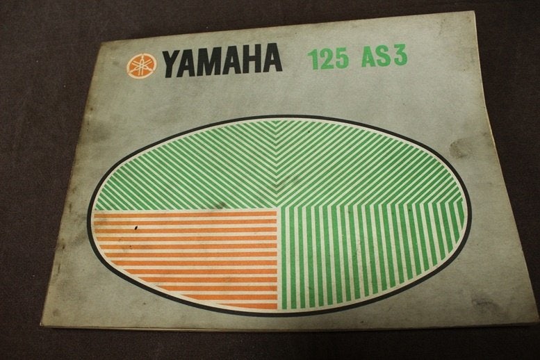 Yamaha AS3 125cc twin motorcycle service manual 1972 ??, Motoren, Ophalen of Verzenden, Yamaha