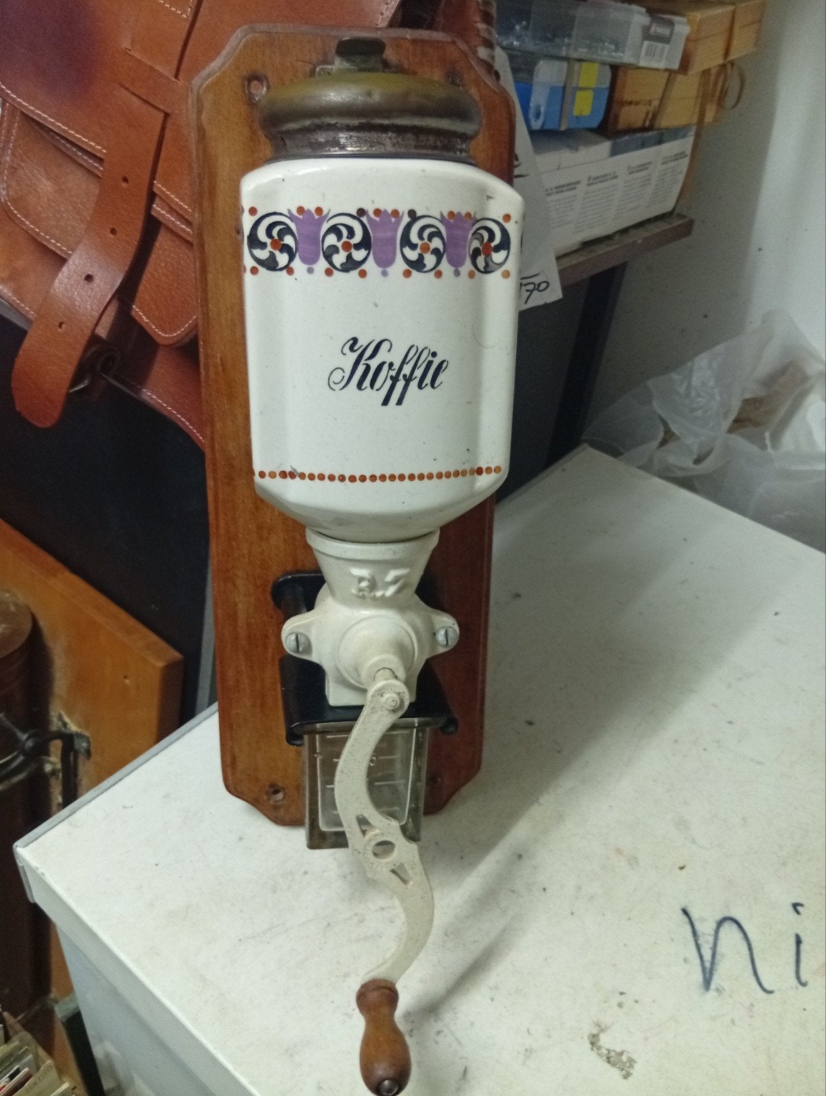 Antieke Zassenhaus Koffiemolen - Wandmodel, Ophalen of Verzenden