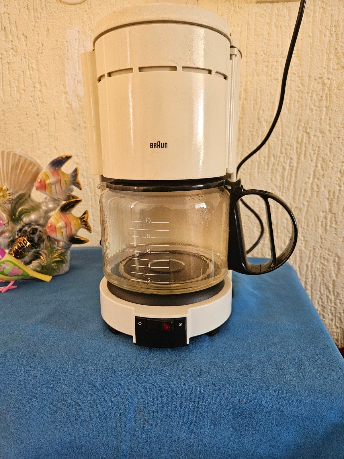 Braun koffiezetapparaat - Vintage en functioneel, Witgoed en Apparatuur, Koffiezetapparaten, Ophalen, Gebruikt, 10 kopjes of meer