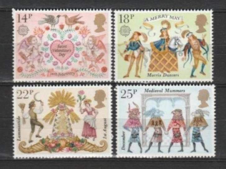 Engeland 867-870 postfris CEPT, Verzenden, Postfris