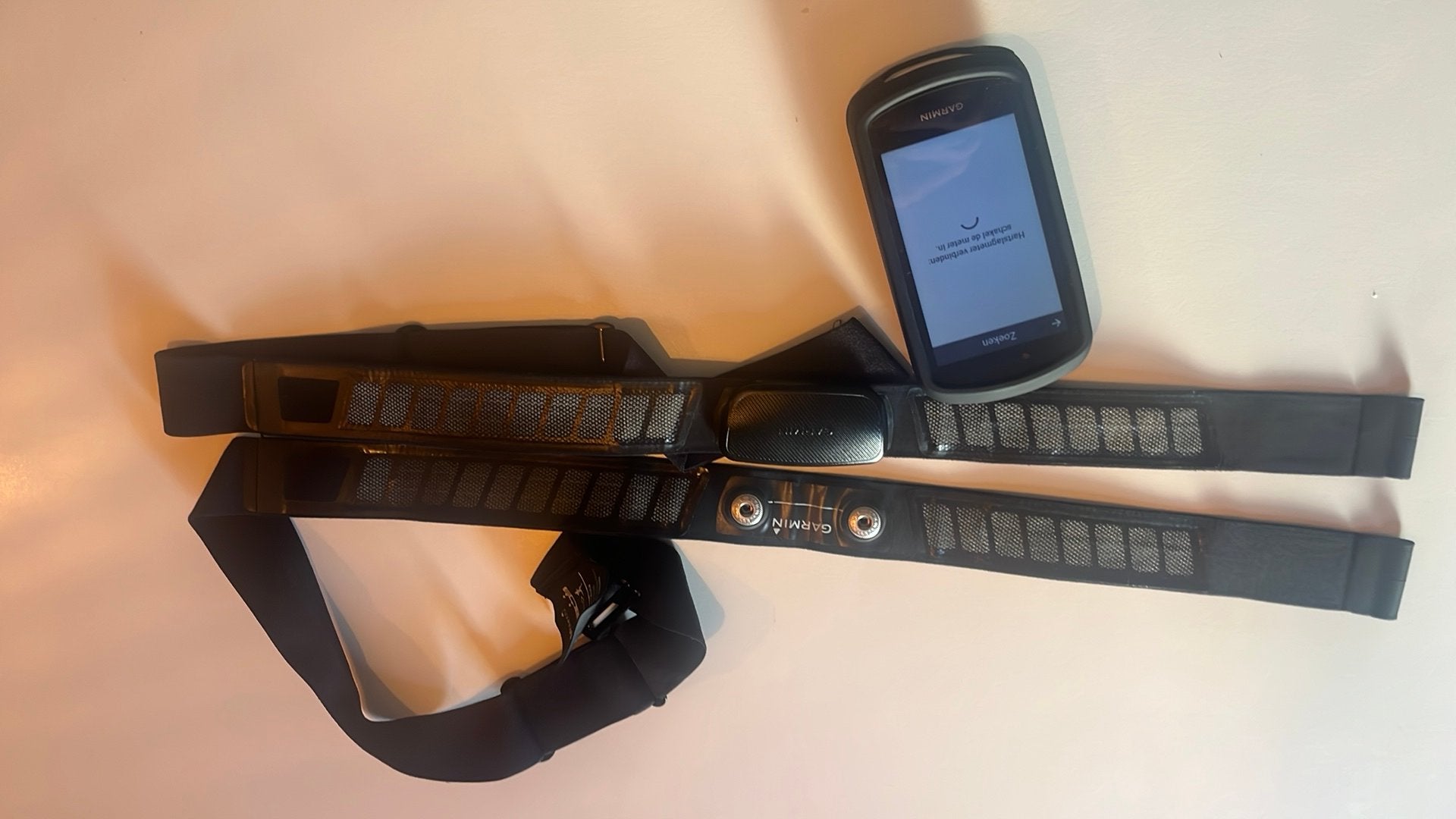 Garmin HRM-DUAL Hartslagmeter Borstband met sensor falend, Ophalen of Verzenden, Zo goed als nieuw, Wii