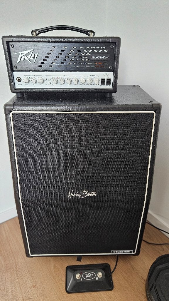 Harley Benton 2x12 Celestion V30 / Vintage 30 cabinet, Ophalen, Zo goed als nieuw