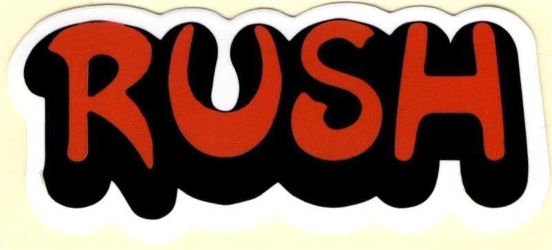 Rush sticker, Verzenden, Nieuw, Foto of Kaart