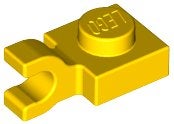 Plate, Modified 1 x 1 with U Clip (Horizontal Grip)408 STUKS, Ophalen of Verzenden