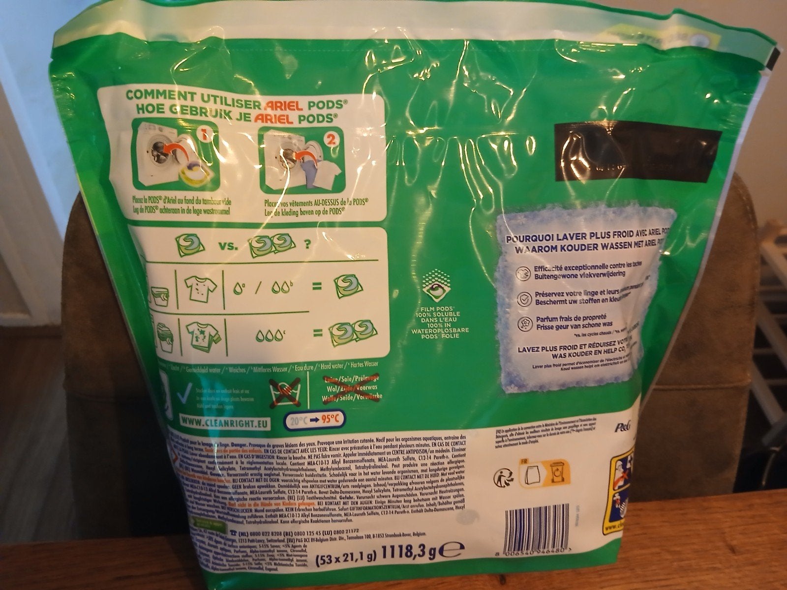 Ariel All-in-1 Pods XXL Pack - 53 stuks, Ophalen of Verzenden, Nieuw