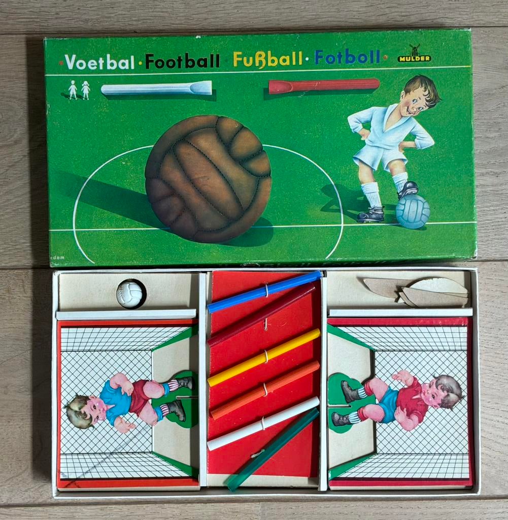 Jaren ‘50 blaasvoetbal, mooi compleet. Mulder spel, Ophalen of Verzenden
