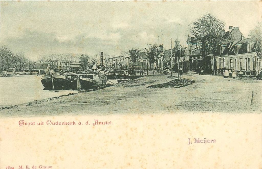 701-321-039 Ouderkerk ad Amstel, Verzamelen, Ansichtkaarten | Nederland, Verzenden, Voor 1920, Noord-Holland