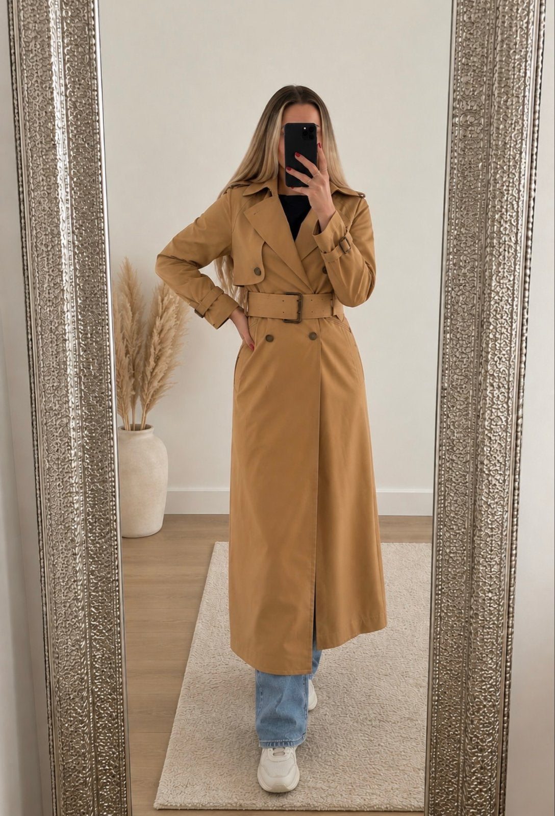Ted Baker trenchcoat dames camel beige maat 36 / S als nieuw, Ophalen of Verzenden, Zo goed als nieuw, Maat 36 (S), Bruin