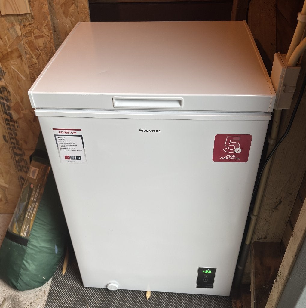 Inventum vrieskist VK562W - nog meer dan 2.5 jaar garantie, Witgoed en Apparatuur, Vrieskist, Minder dan 60 cm, Zo goed als nieuw