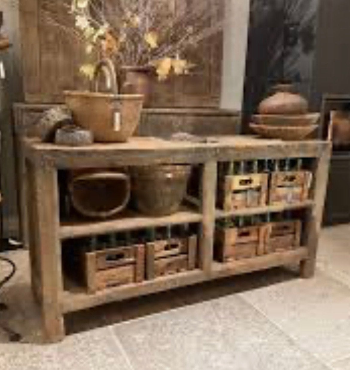 Antieke chinese  dressoir kast met factuur De Pagter, Met plank(en), Gebruikt, 150 tot 200 cm, Ophalen of Verzenden