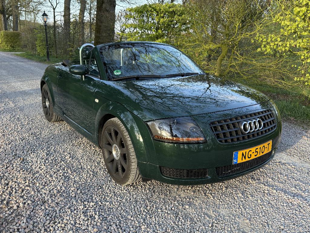 Audi TT groen, cabrio, 38525 km, Auto's, Audi, TT, Zwart, Cabriolet, Leder