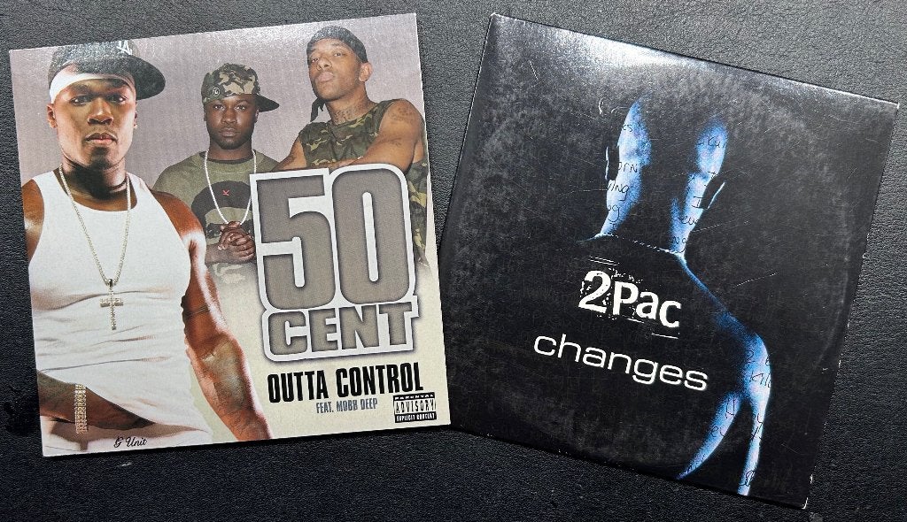 2PAC - Changes / 50 CENT - Outta control ( 2 CDs ), Cd's en Dvd's, Ophalen of Verzenden, Zo goed als nieuw