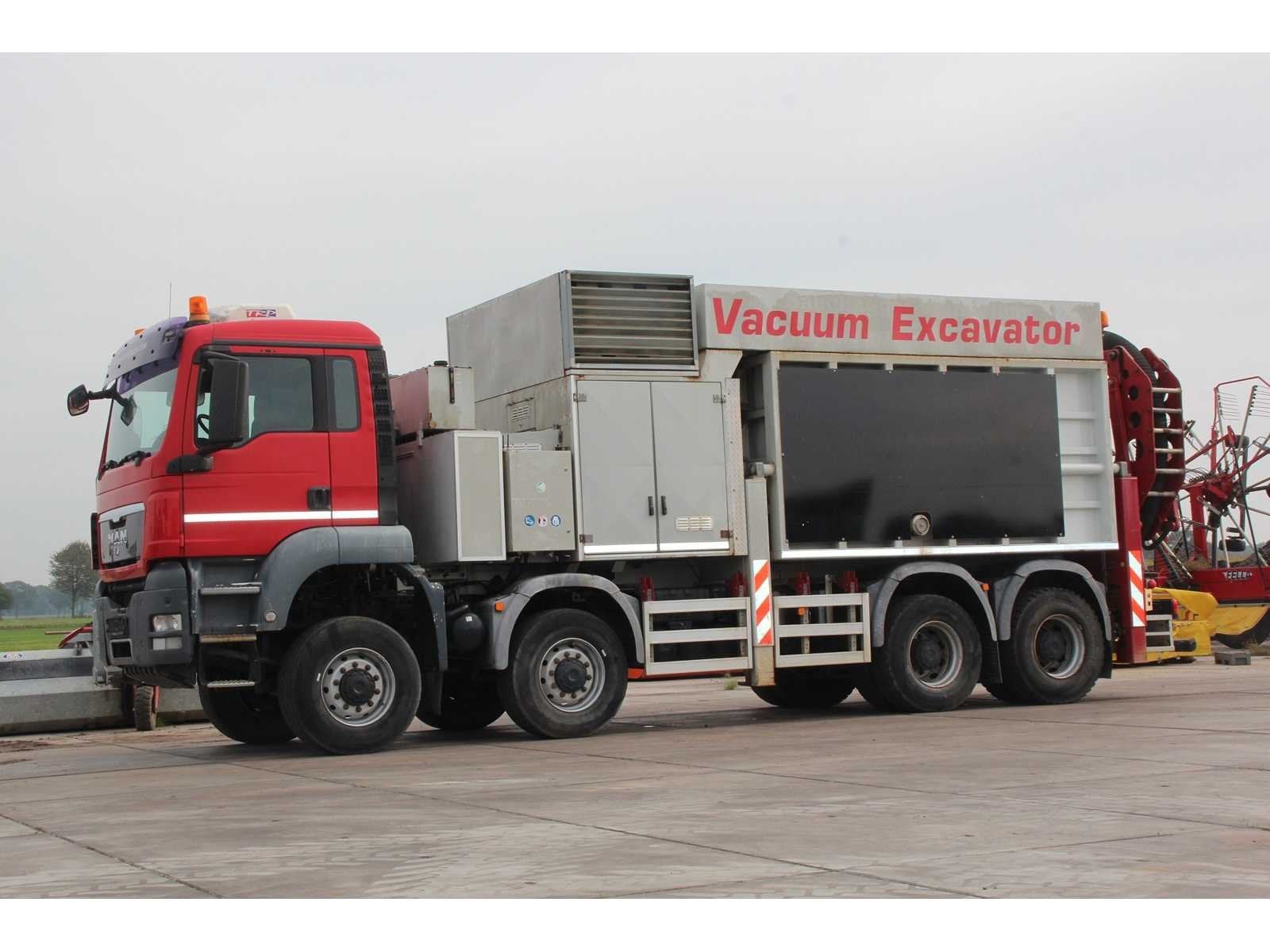 2009 MAN 41.480 8x8 TGA Vrachtwagen MTS DINO 4A 12T 40.000V, Auto's, Euro 5, 14 km/l, Bedrijf, 2 stoelen