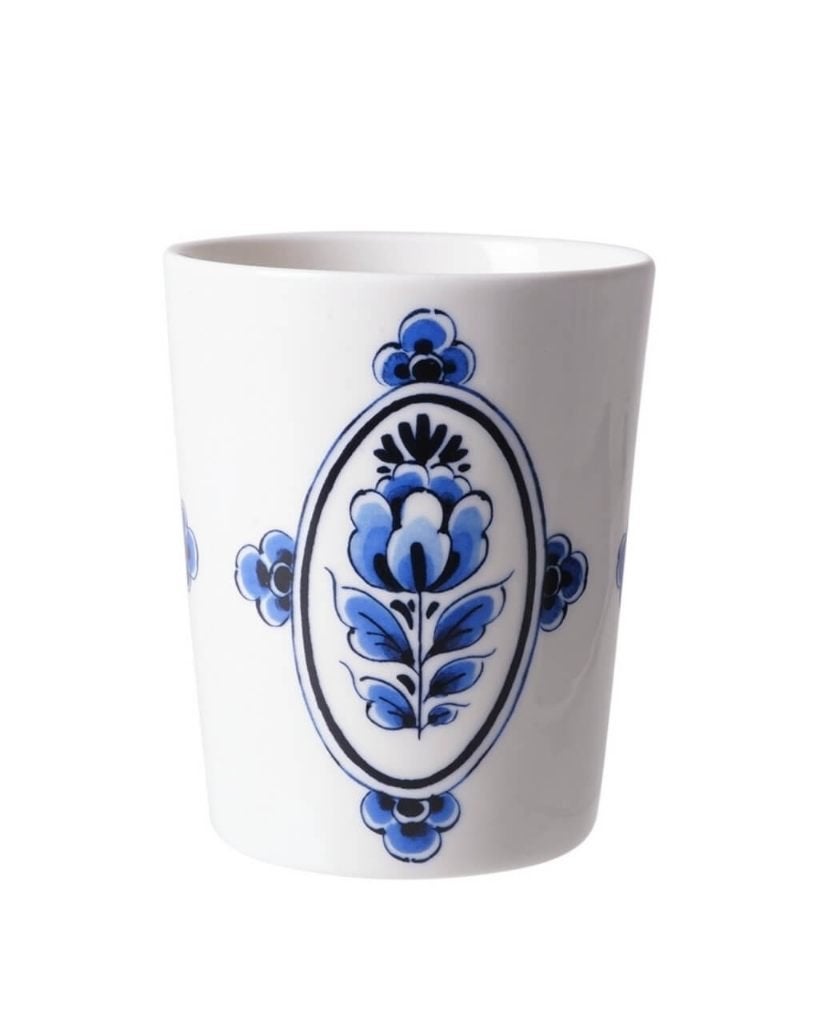 Heinen Delfts Blauw mok Cartouche Blauw Baroque 220 ml, Overige merken, Keramiek, Delftsblauw, Heinen Delfts Blauw