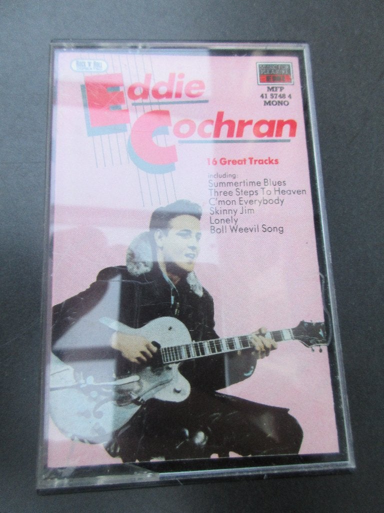 Eddie Cochran – 16 Great Tracks - Cassette, Gebruikt, -, -, 1 bandje