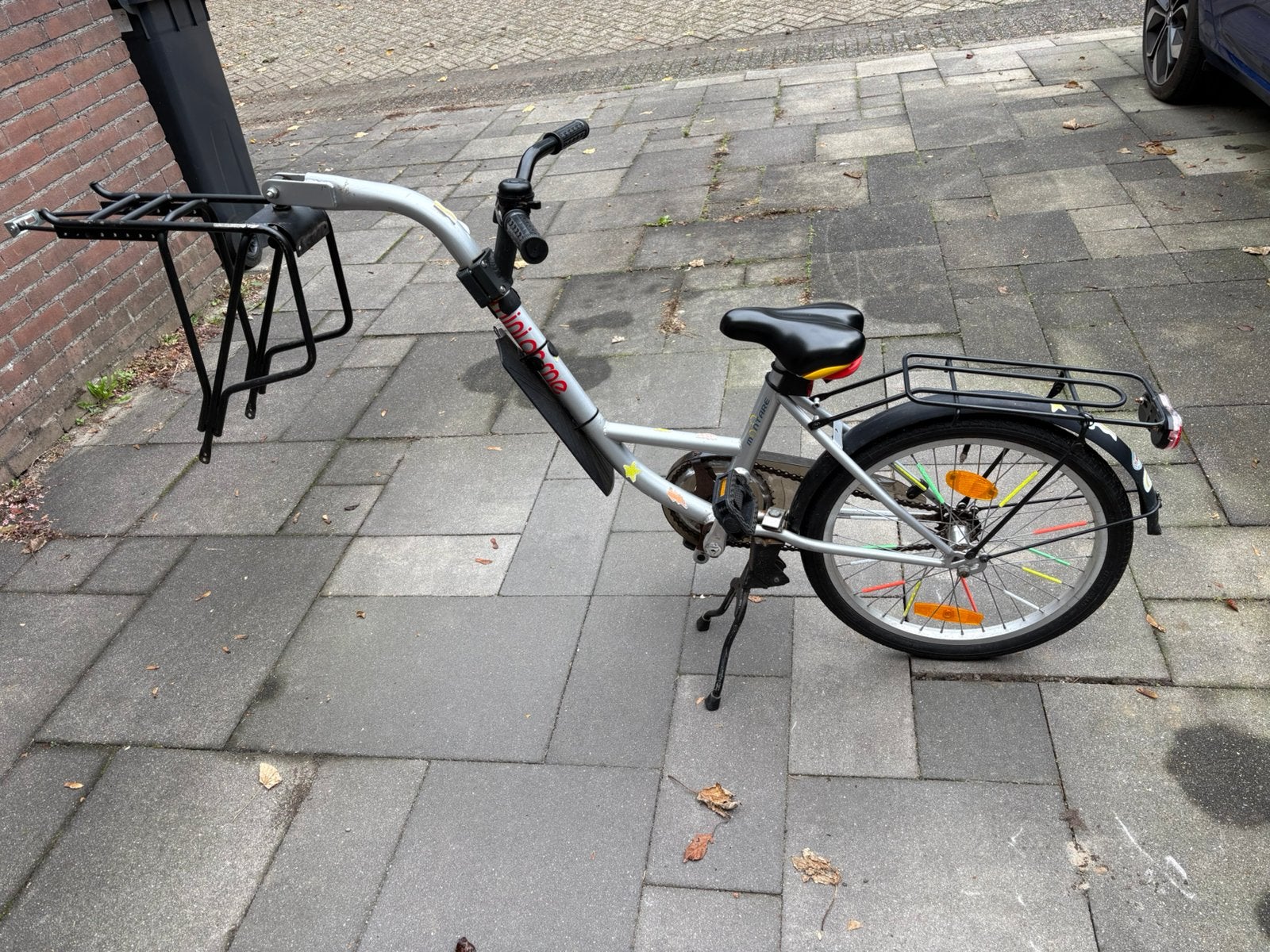 Fiets trailer met bagagedrager connector, Fietsen en Brommers, Ophalen, Gebruikt, Aanhangfiets, 80 kg of meer