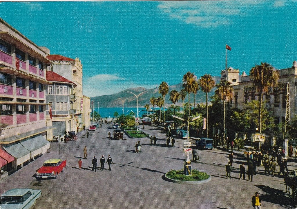 Turkije iskenderun, posta caddesinden bir görünüs, Verzenden, 1960 tot 1980, Ongelopen, Buiten Europa