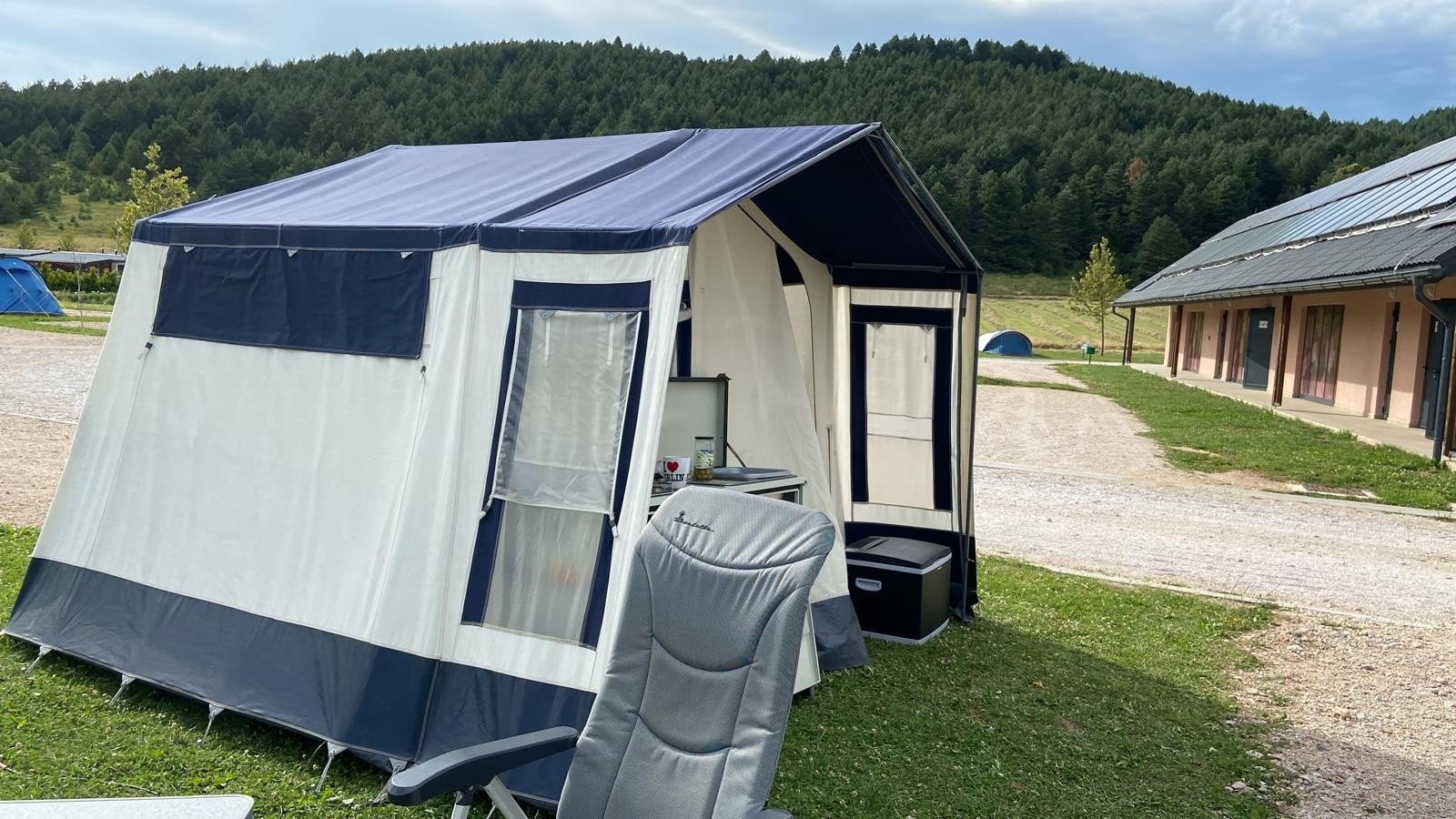 Roadmaster Midi S vouwwagen met tussen- en ondertent, Caravans en Kamperen, Ophalen of Verzenden