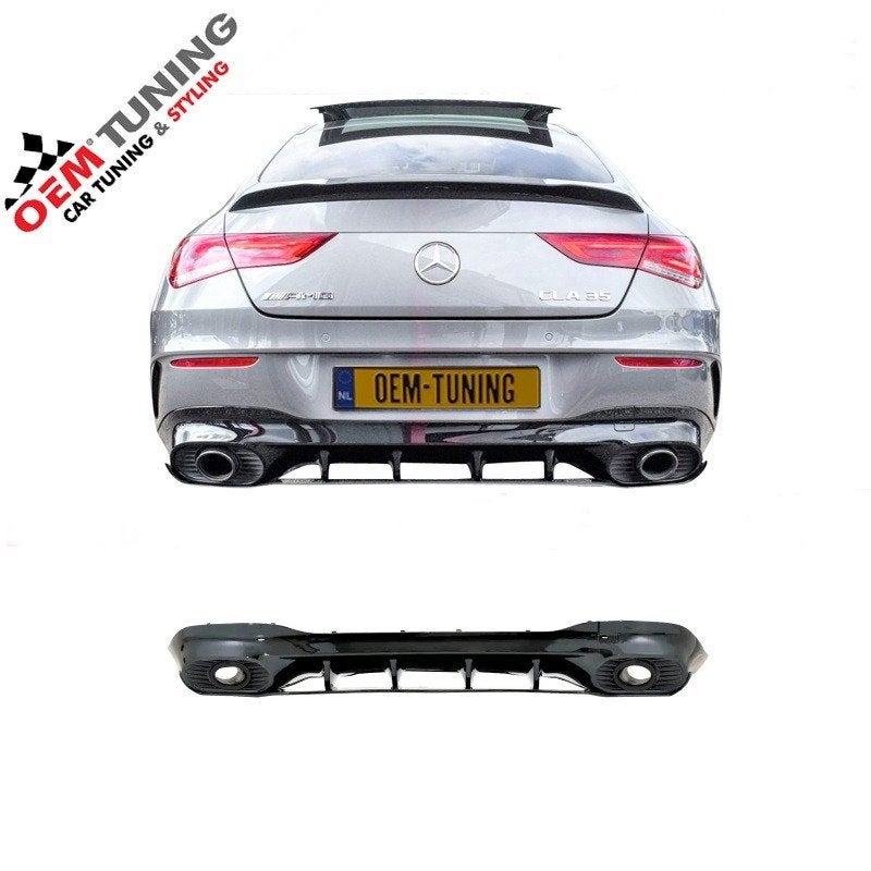 CLA35 Style Diffuser geschikt W118/C118/X118 19‑23 Hoogglans