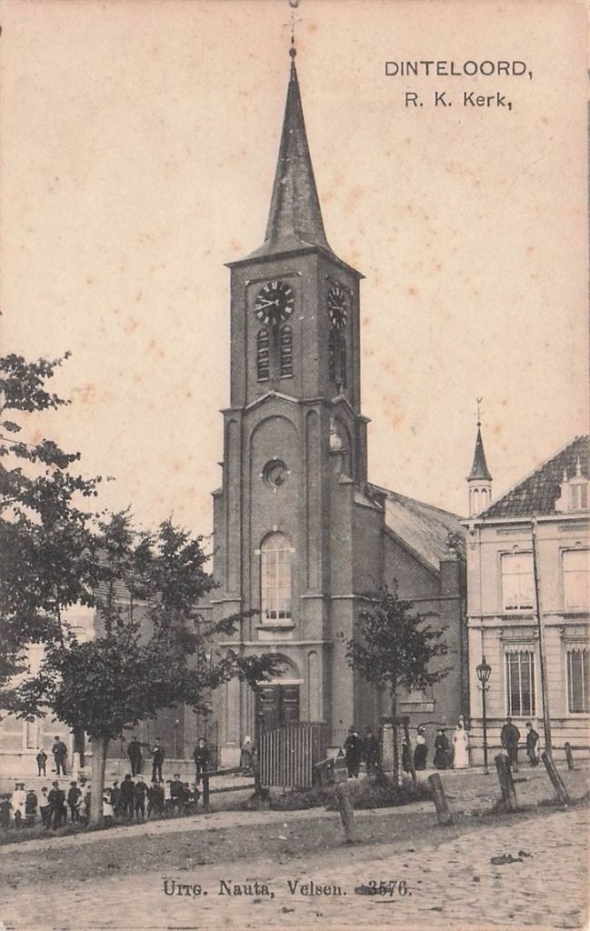 703-160-029 Dinteloord R K Kerk, Verzenden, Voor 1920, Noord-Brabant