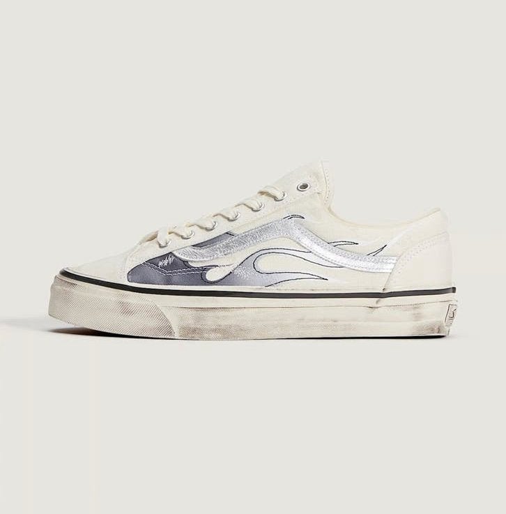 Vans Premium Old Skool 36 Flames Schoenen, Kleding | Heren, Schoenen, Ophalen of Verzenden, Nieuw, Wit, Sneakers of Gympen