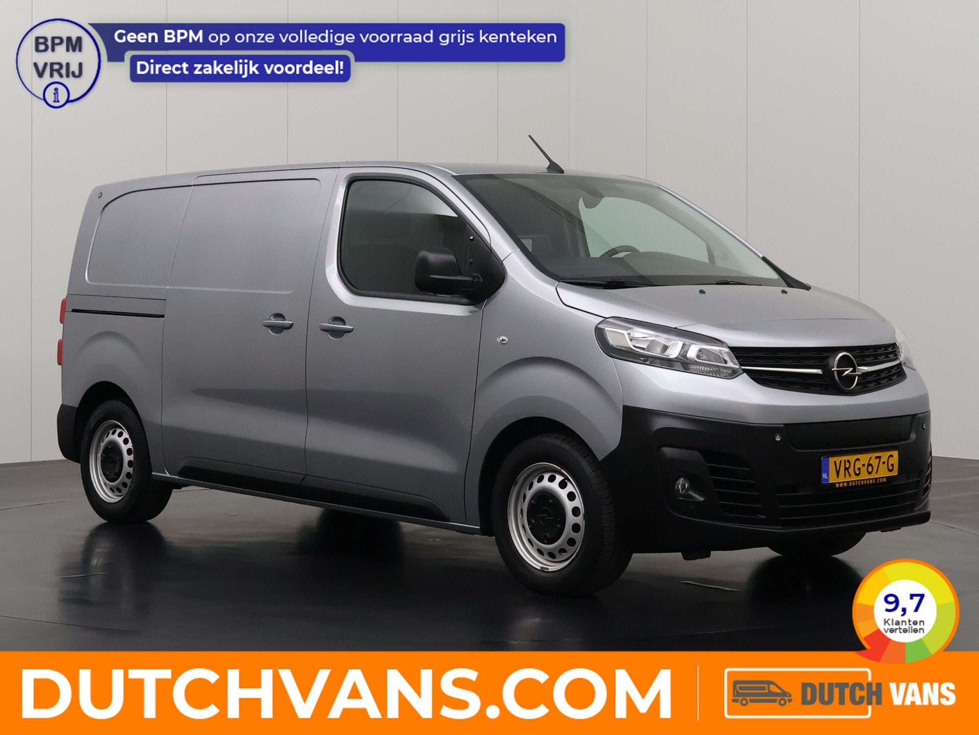 Opel Vivaro Lang Edition 75 kWh | Elektrisch | Navigatie | C, 136 pk, Wit, Origineel Nederlands, Elektrisch