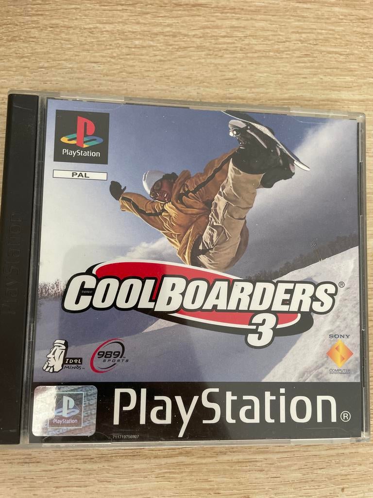 Cool Boarders 3 - PlayStation 1 (PS1) Snowboard Game, Ophalen, Gebruikt, 2 spelers, Eén computer
