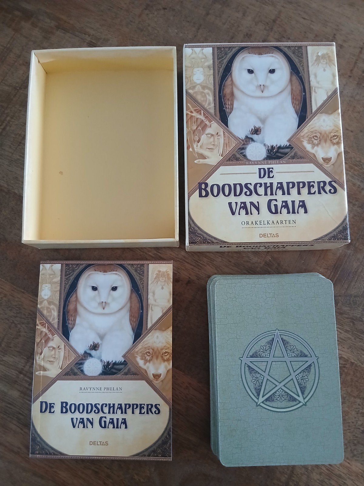 Ravynne Phelan - De boodschappers van Gaia, Tarot of Kaarten leggen, Overige typen, Ophalen of Verzenden, Zo goed als nieuw