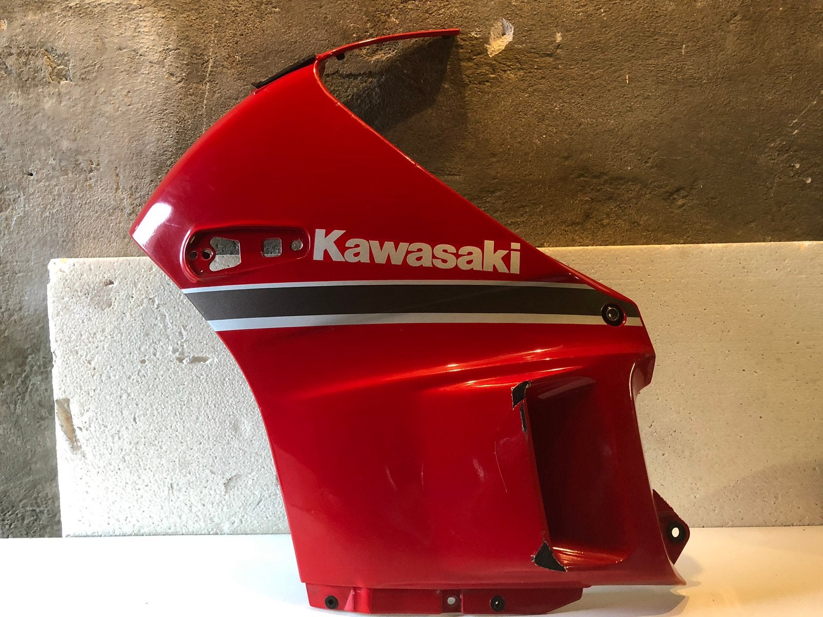 Kawasaki GPX 600 R kuipdeel links rood, Gebruikt, ., Ophalen of Verzenden, .