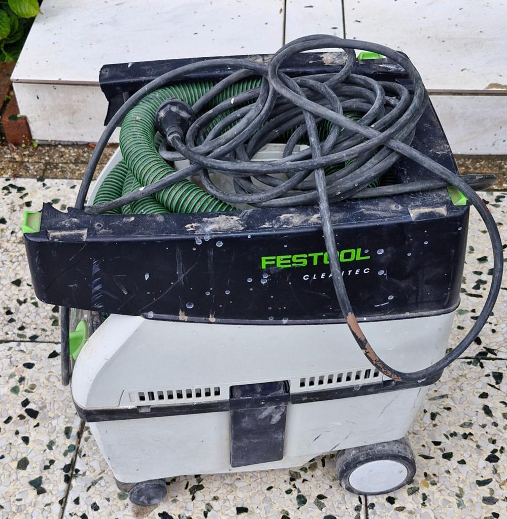 Festool bouwstofzuiger, Ophalen