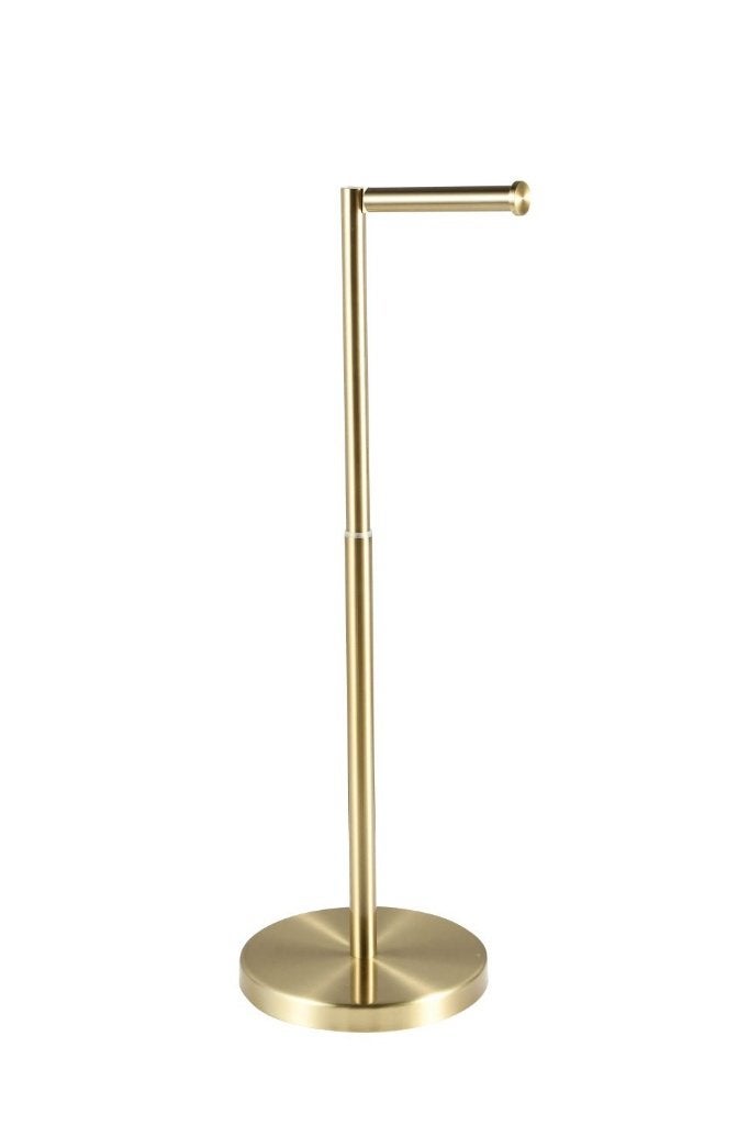 Eclipse toiletrolhouder mat goud geborsteld, Ophalen of Verzenden, Nieuw, Rvs, Toilet