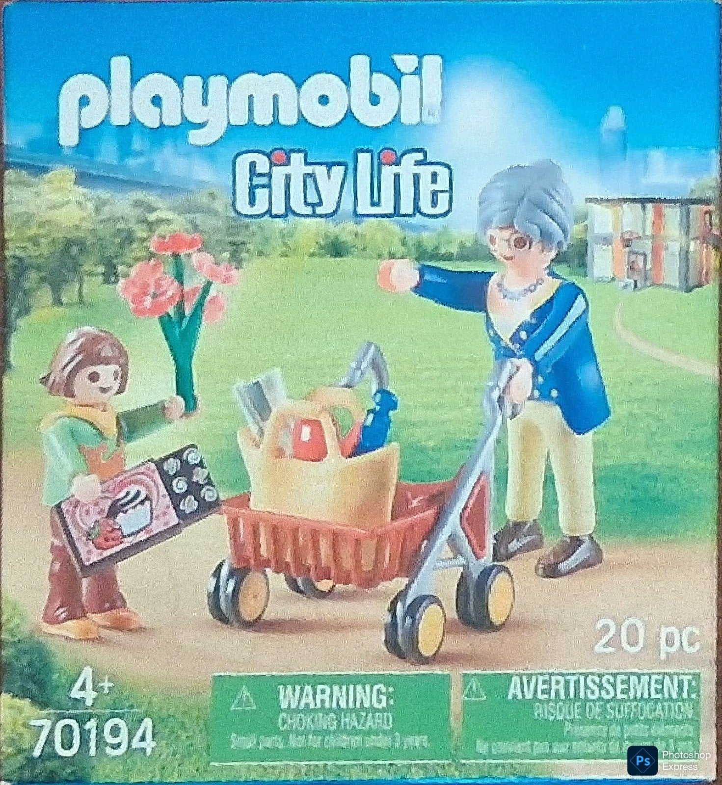 City Life Oma Met Rollator 70194, Ophalen of Verzenden, Zo goed als nieuw, Complete set