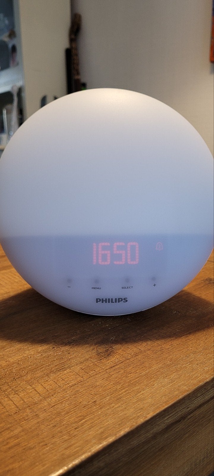 Philips Wake-up Light HF3510 - Wekker met daglichtsimulatie, Ophalen of Verzenden, Zo goed als nieuw, Digitaal
