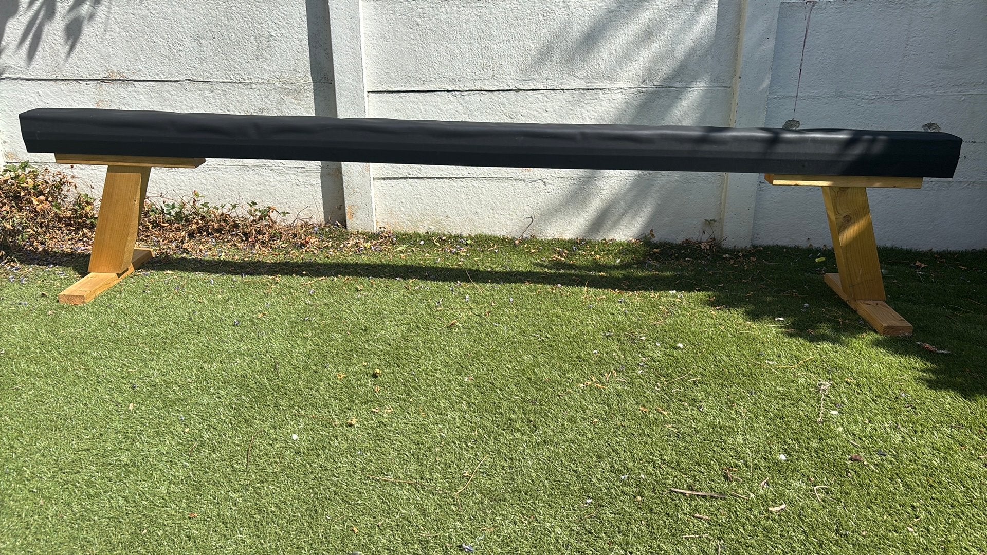 Supermooie evenwichtsbalk 290 lang, Ophalen, Zo goed als nieuw, Zwart, Materiaal