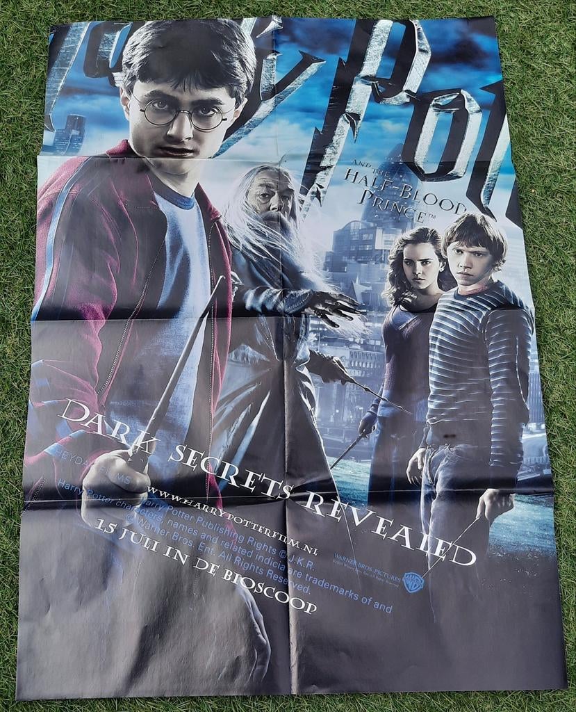 Grote Poster Hitkrant 2009 Harry Potter Half-Blood Prince, Verzamelen, Posters, Ophalen of Verzenden, Gebruikt, A1 t/m A3, Film en Tv