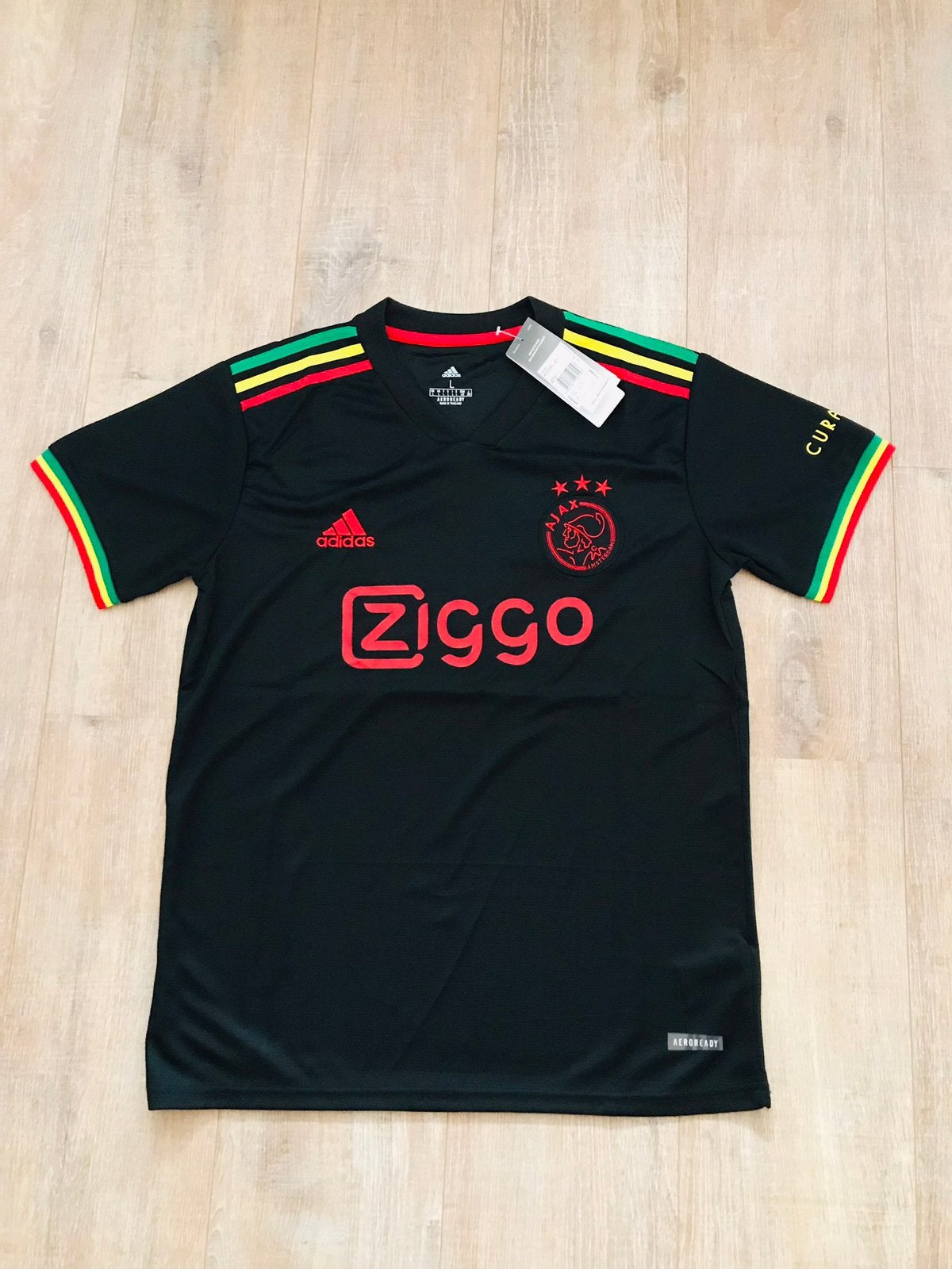Ajax bob marley retro maat L, Sport en Fitness, Maat L, Ophalen of Verzenden, Nieuw, Shirt